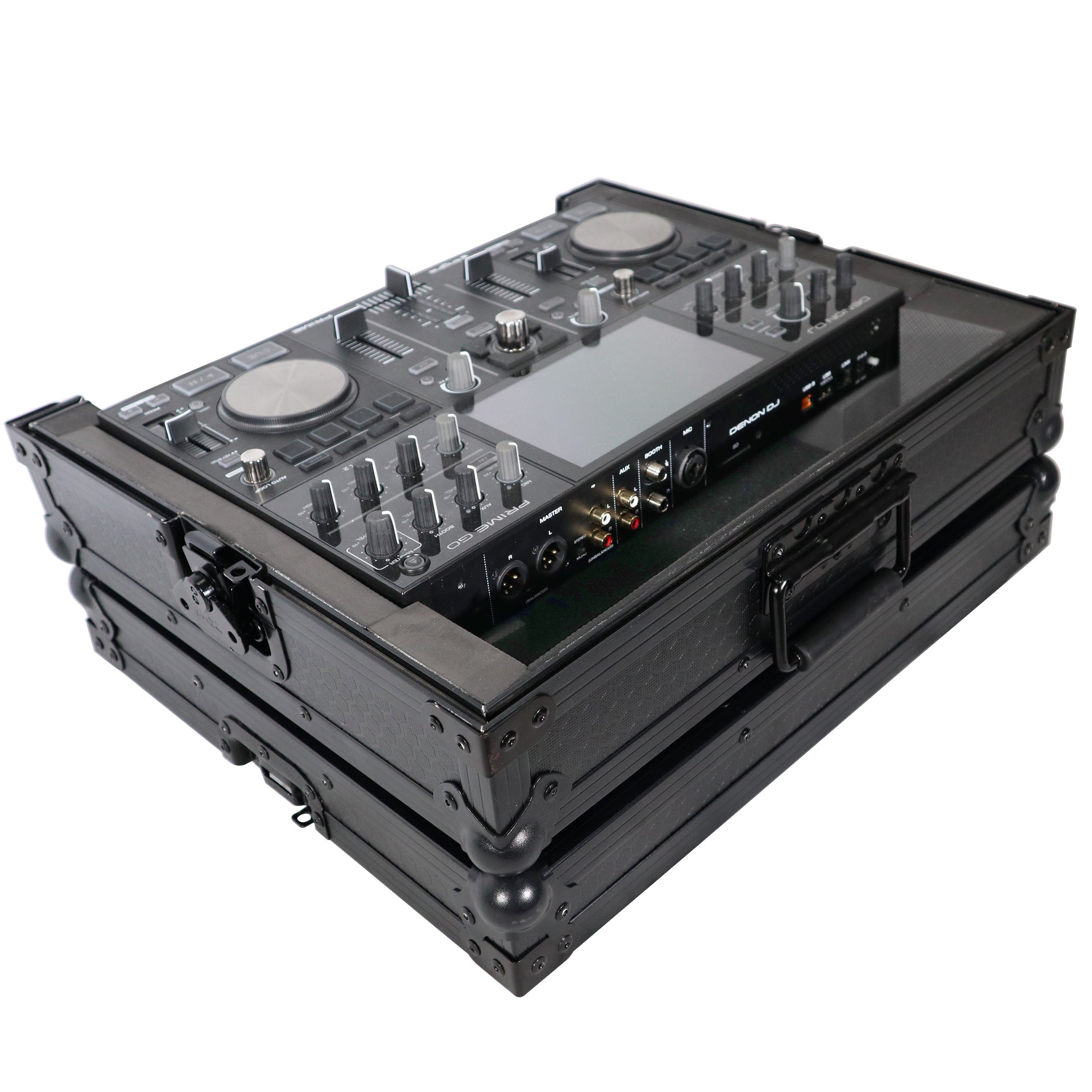 ProX X-PRIMEGO BL Flight Case for Denon Prime Go DJ Controller Black on Black