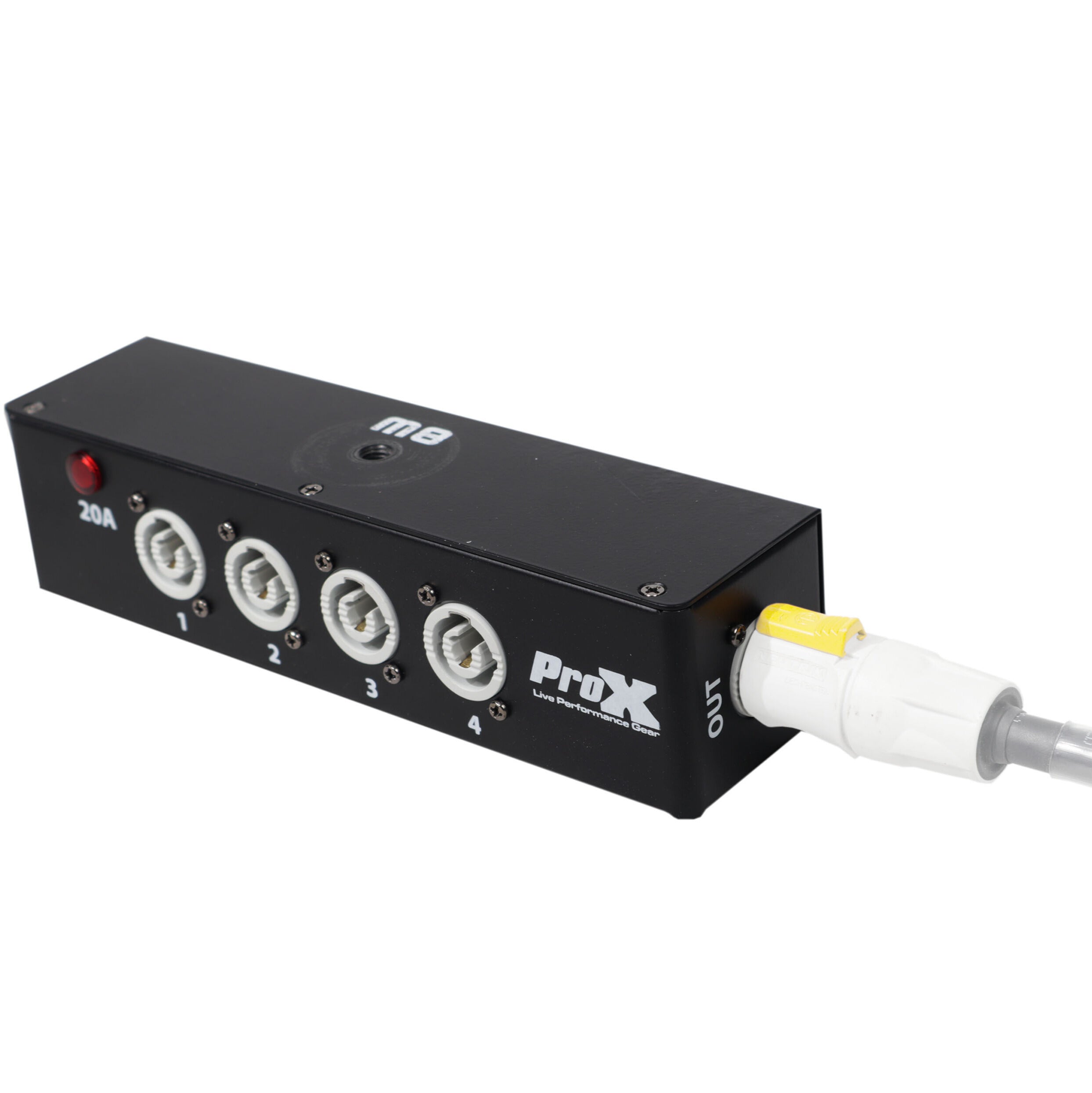 ProX X-PWC X 4BOX Power Center Four-way Splitter