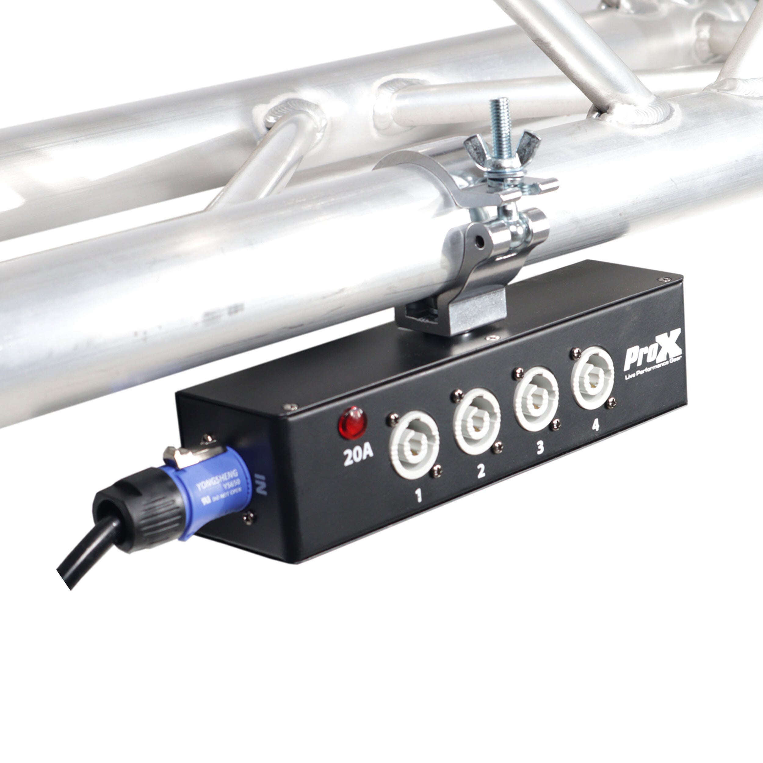 ProX X-PWC X 4BOX Power Center Four-way Splitter