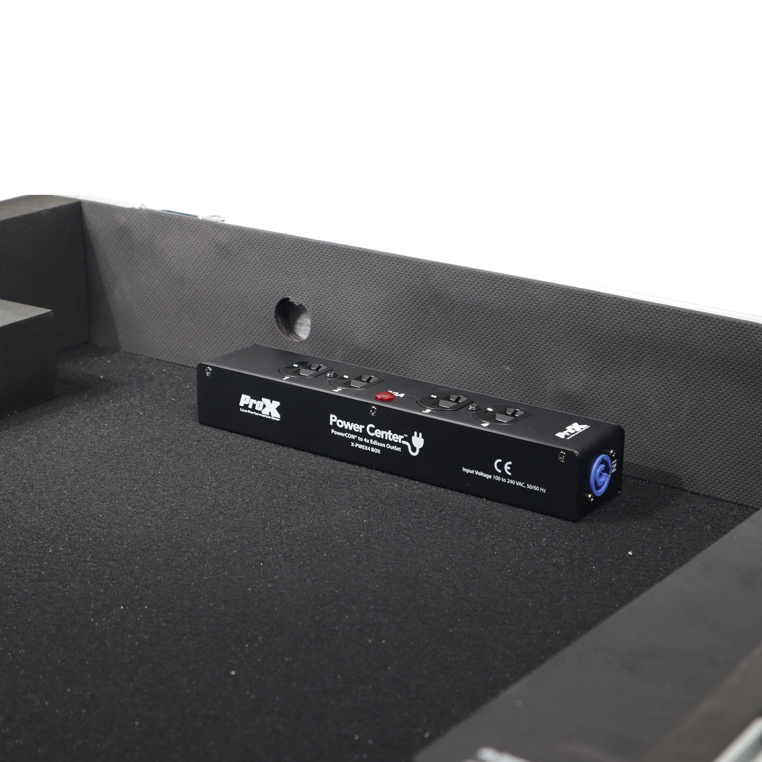 ProX X-PWEX4 BOX Power Connector Box for 4 Edison Power Outlets