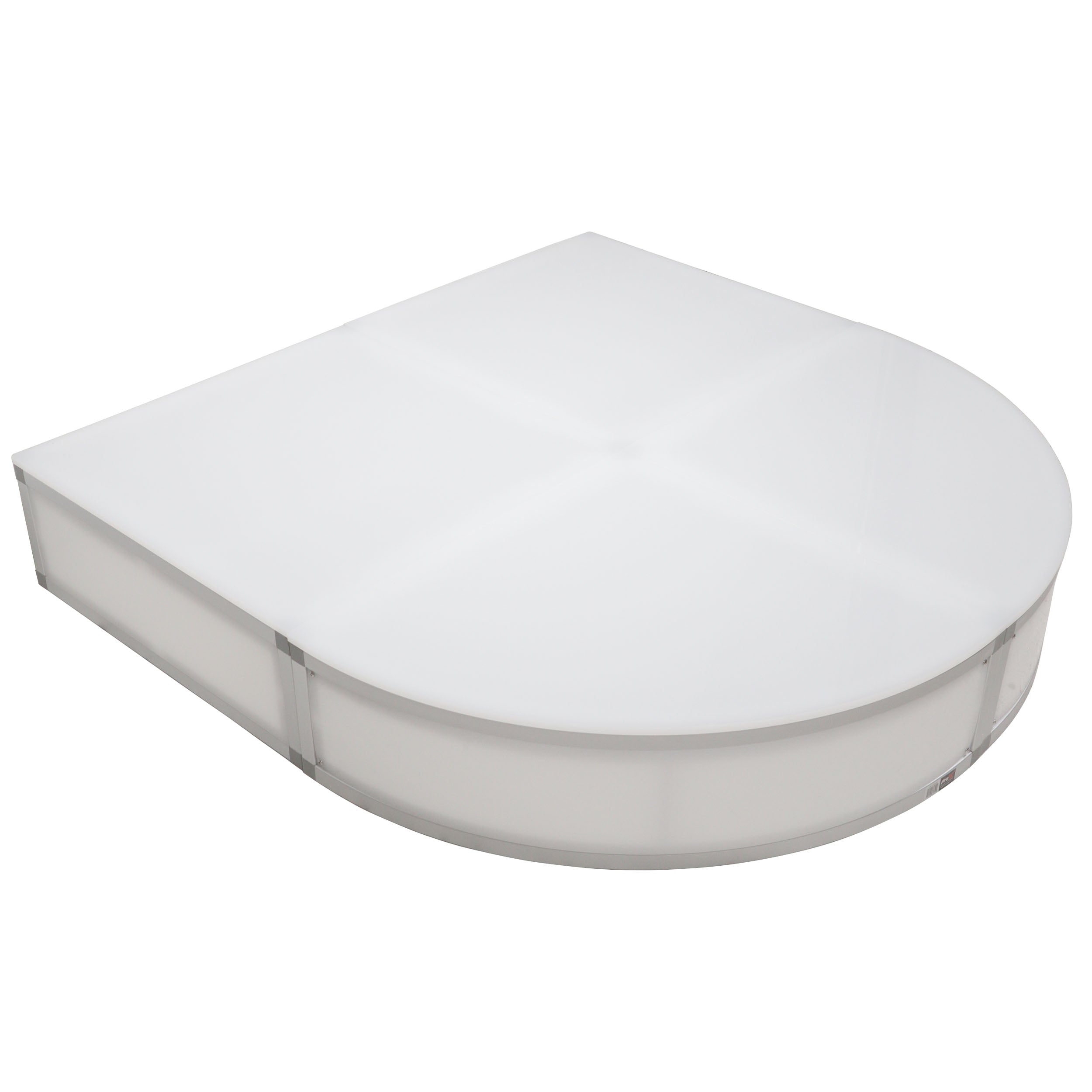 ProX XSA-2X28QR 2 Foot by 2 Foot Quarter Round Acrylic Stage