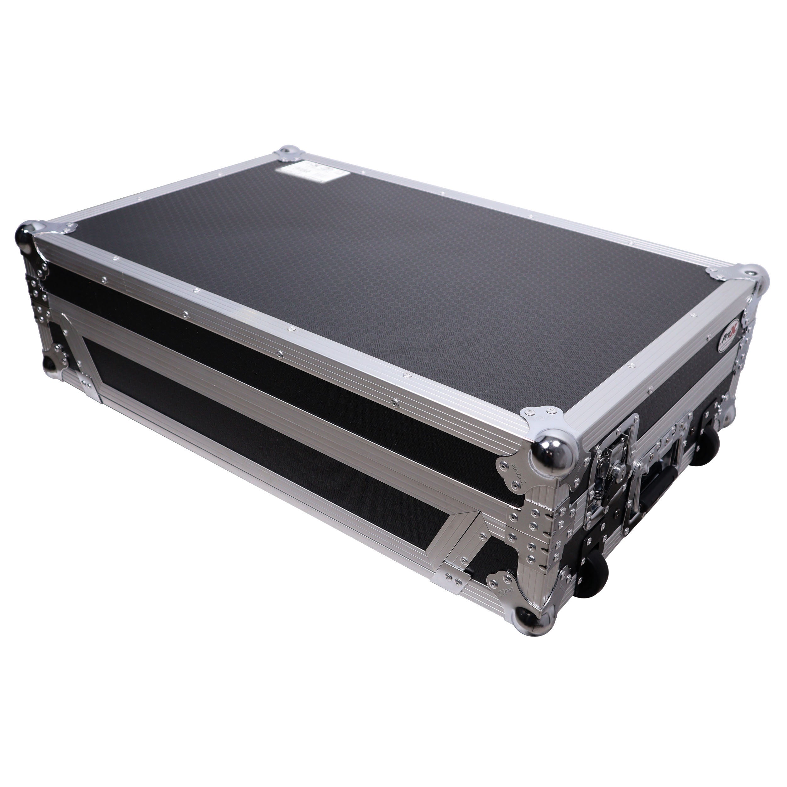 ProX XS-DDJFLX10WLT Flight Style Road Case with Laptop Shelf for Pioneer DDJ-FLX10