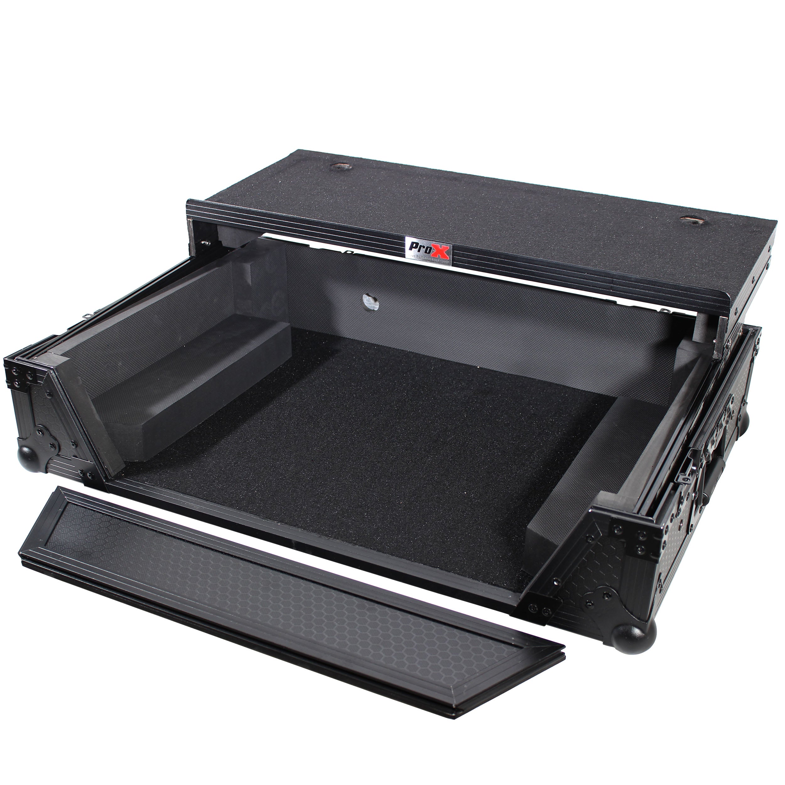 ProX XS-PRIME2 LTBL Flight Case for Denon Prime 2 Controller Black on Black