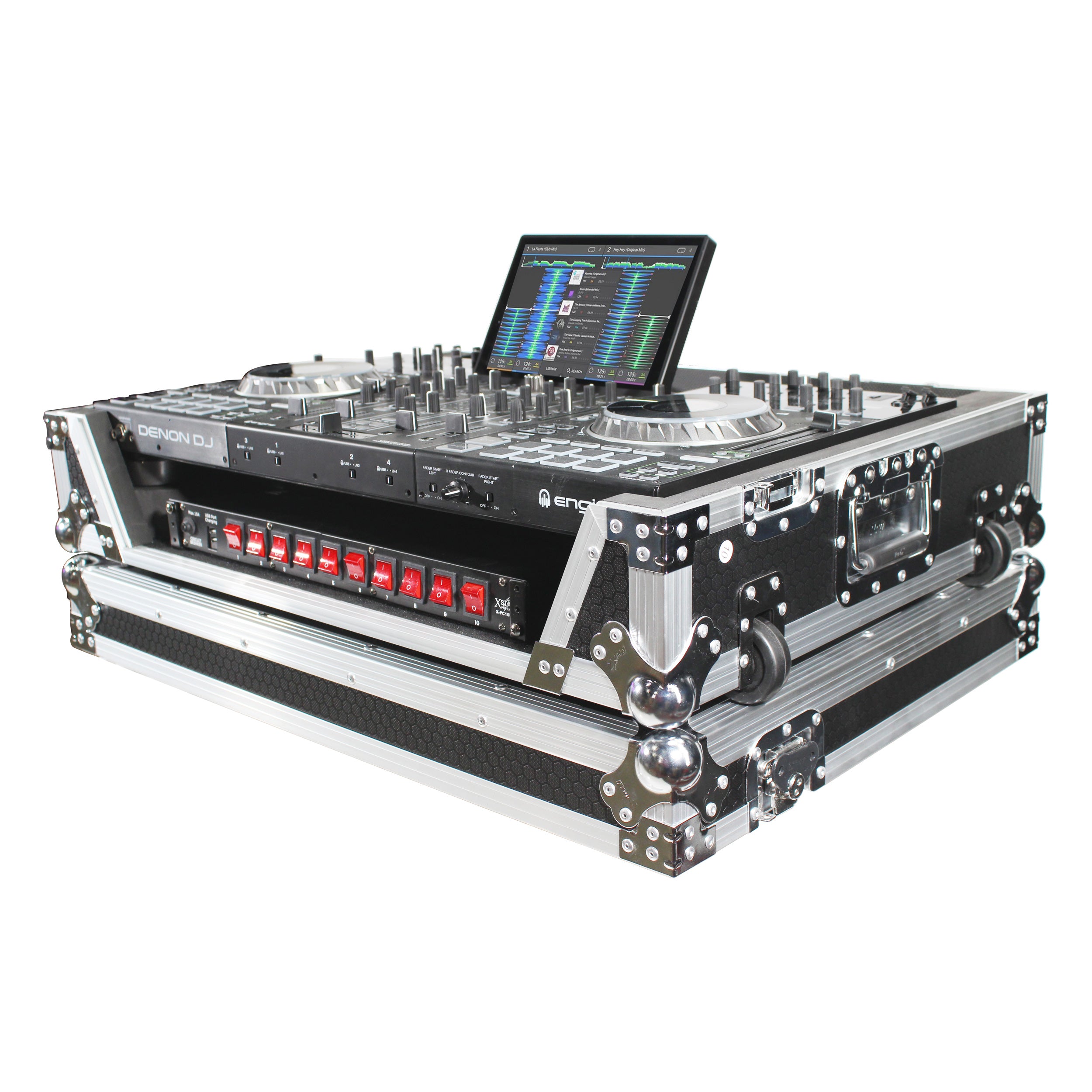 ProX XS-PRIME4 W FLight Case for Denon Prime 4 DJ Controller