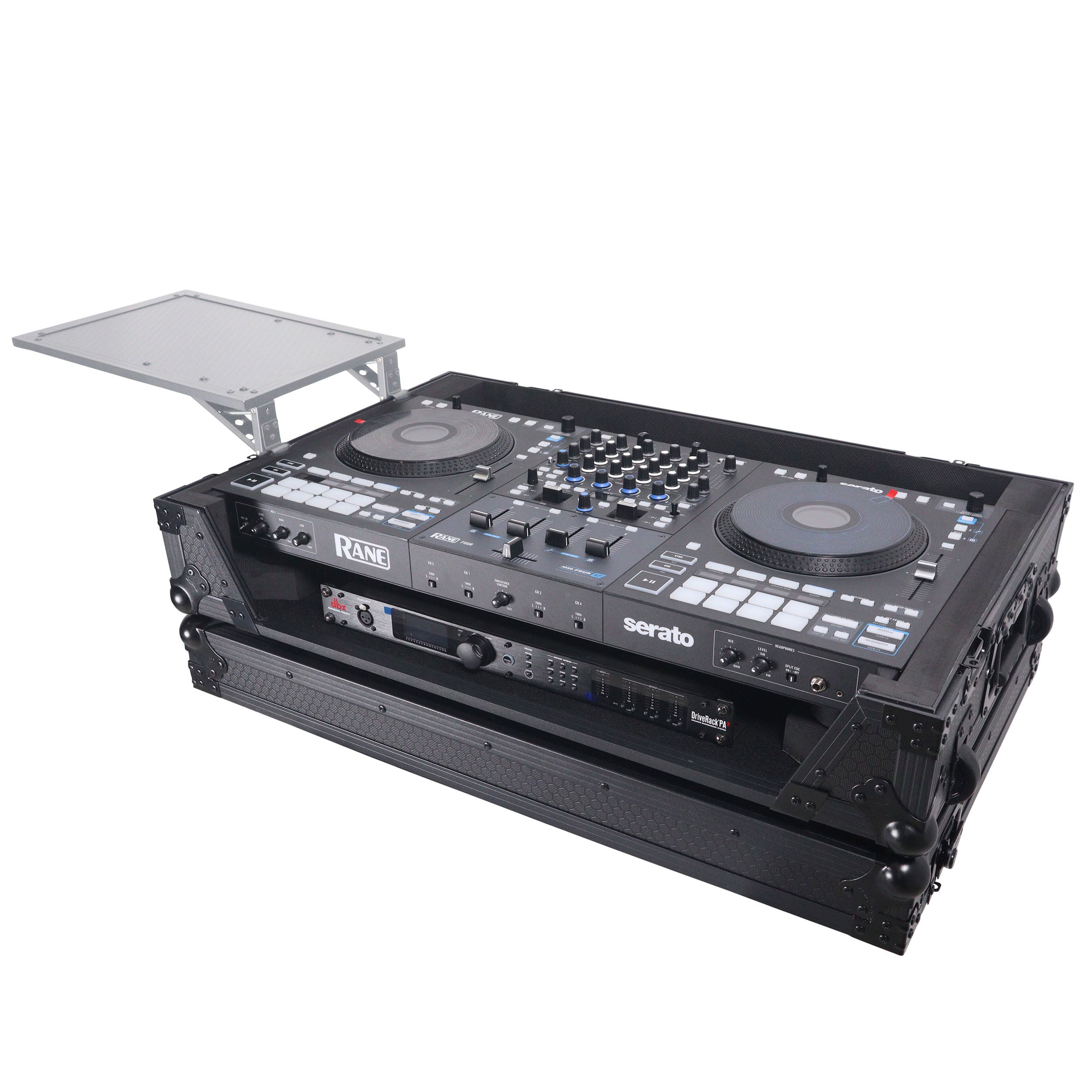 ProX XS-RANEFOUR Flight Style Road Case for RANE Four Controller (Black)