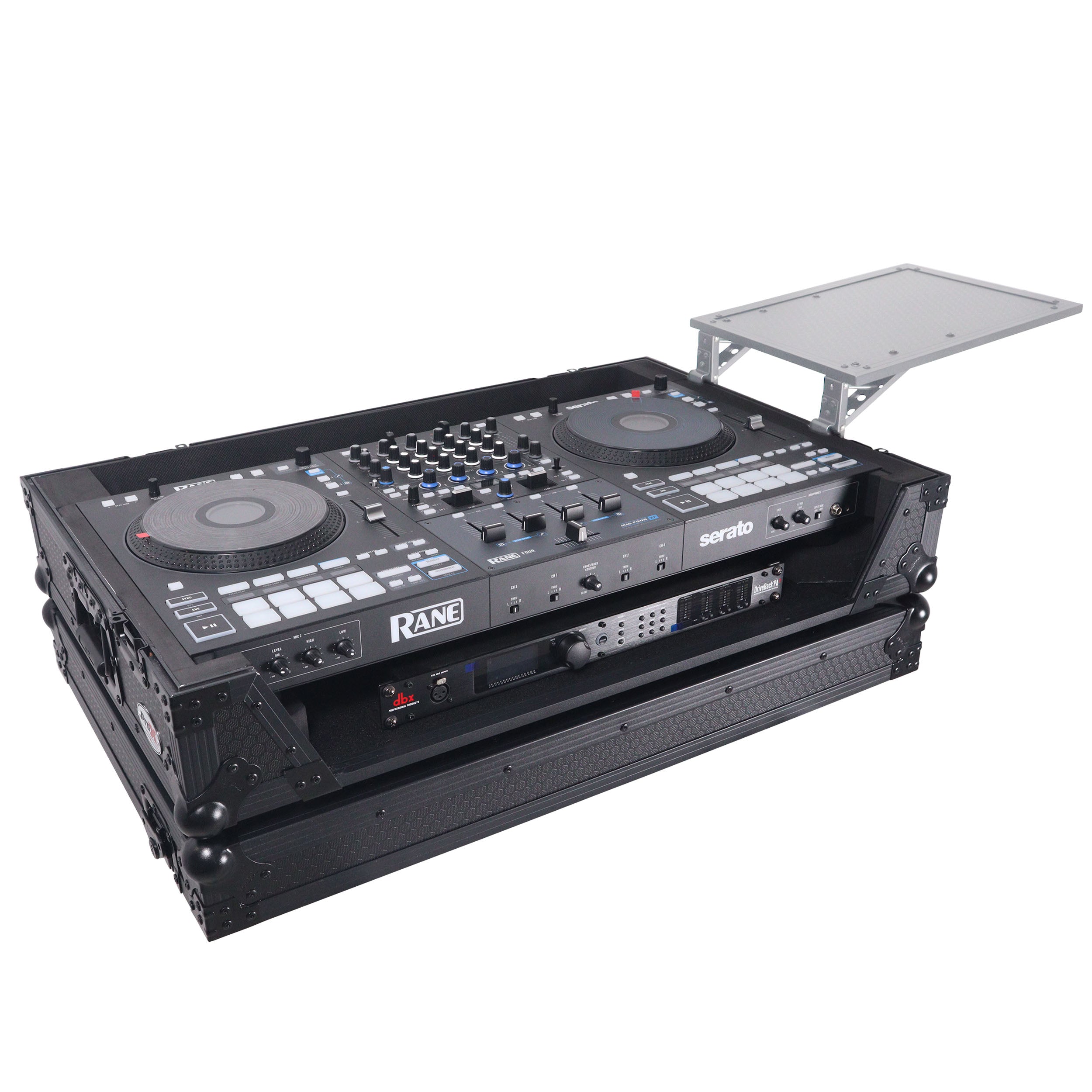 ProX XS-RANEFOUR Flight Style Road Case for RANE Four Controller (Black)