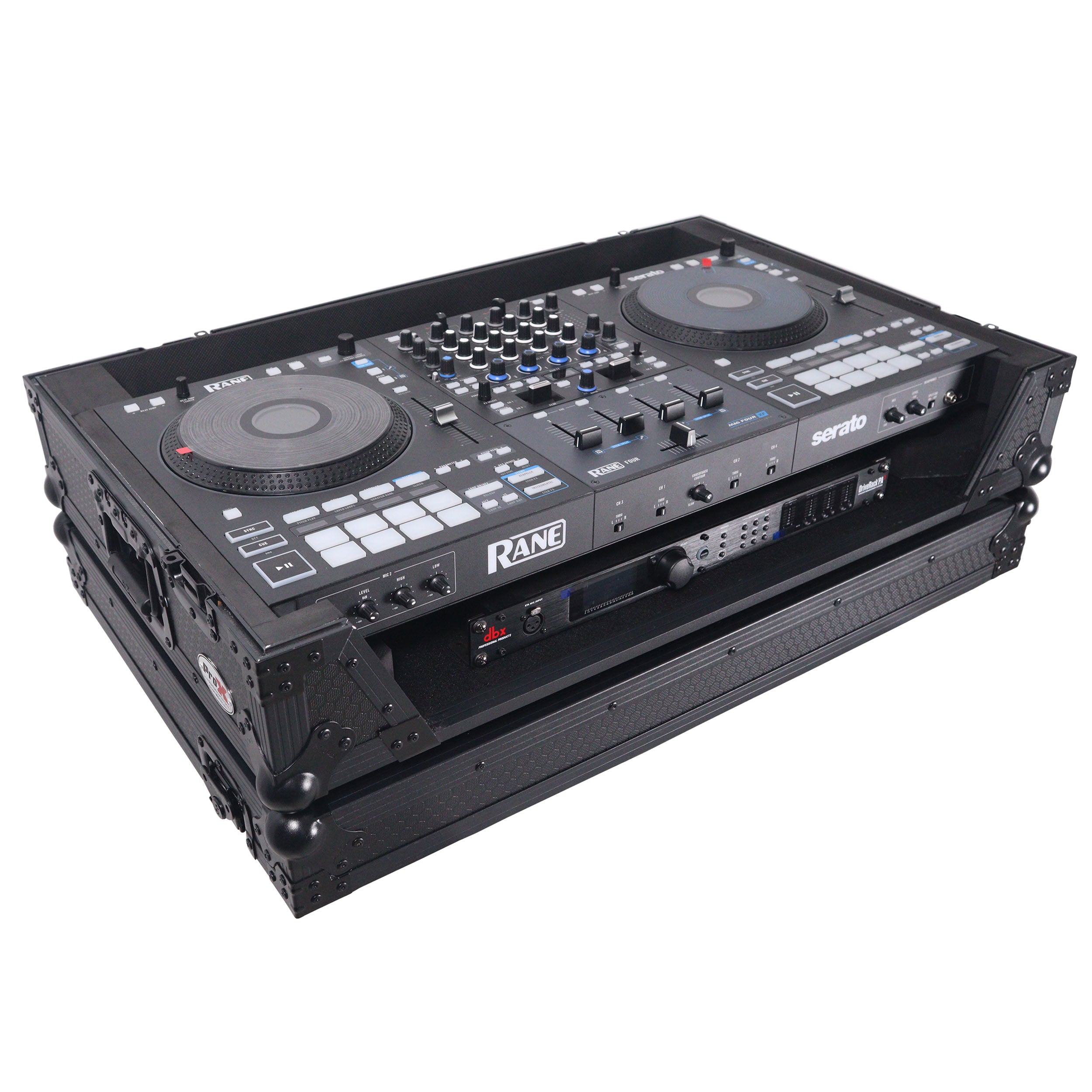 ProX XS-RANEFOUR Flight Style Road Case for RANE Four Controller (Black)