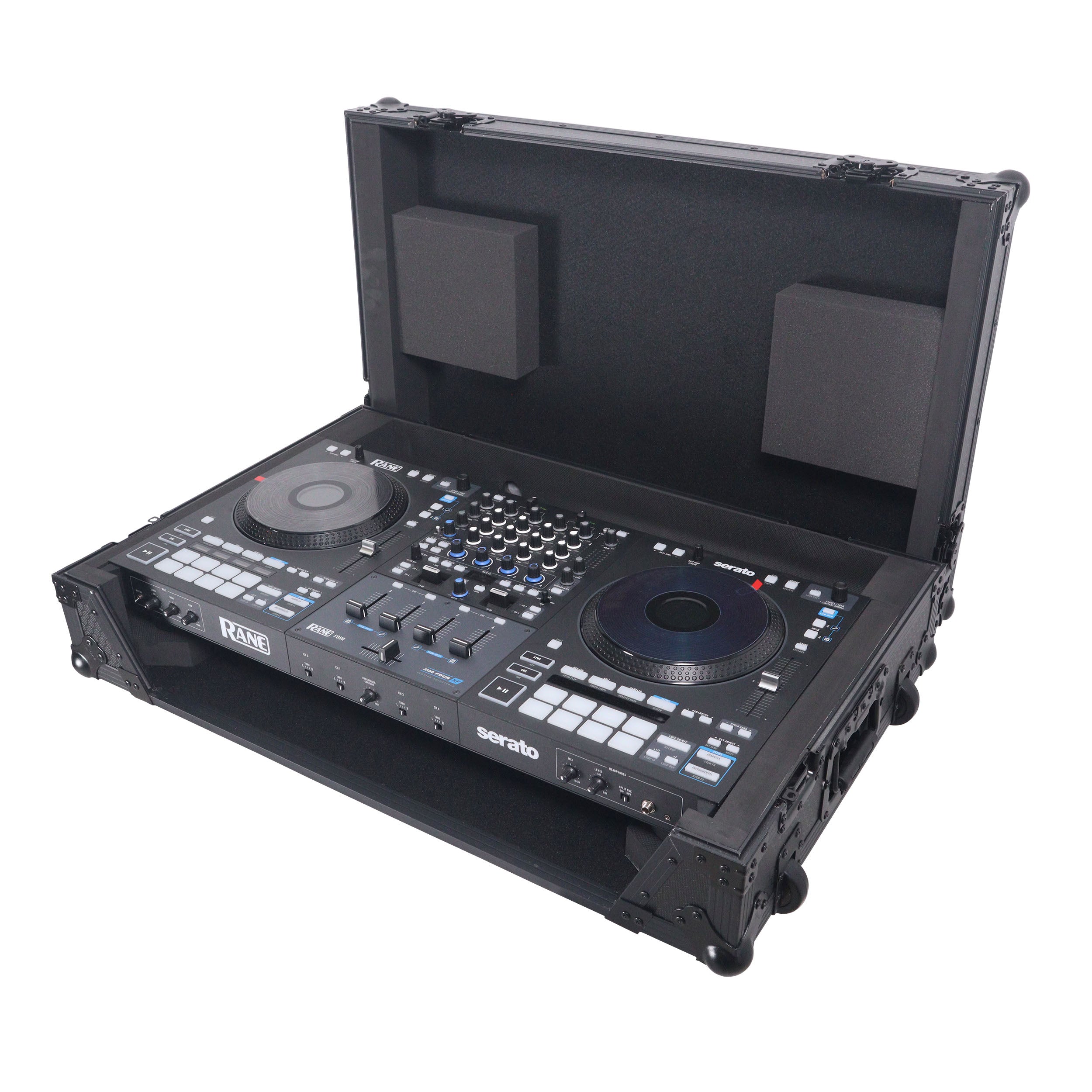 ProX XS-RANEFOUR Flight Style Road Case for RANE Four Controller (Black)