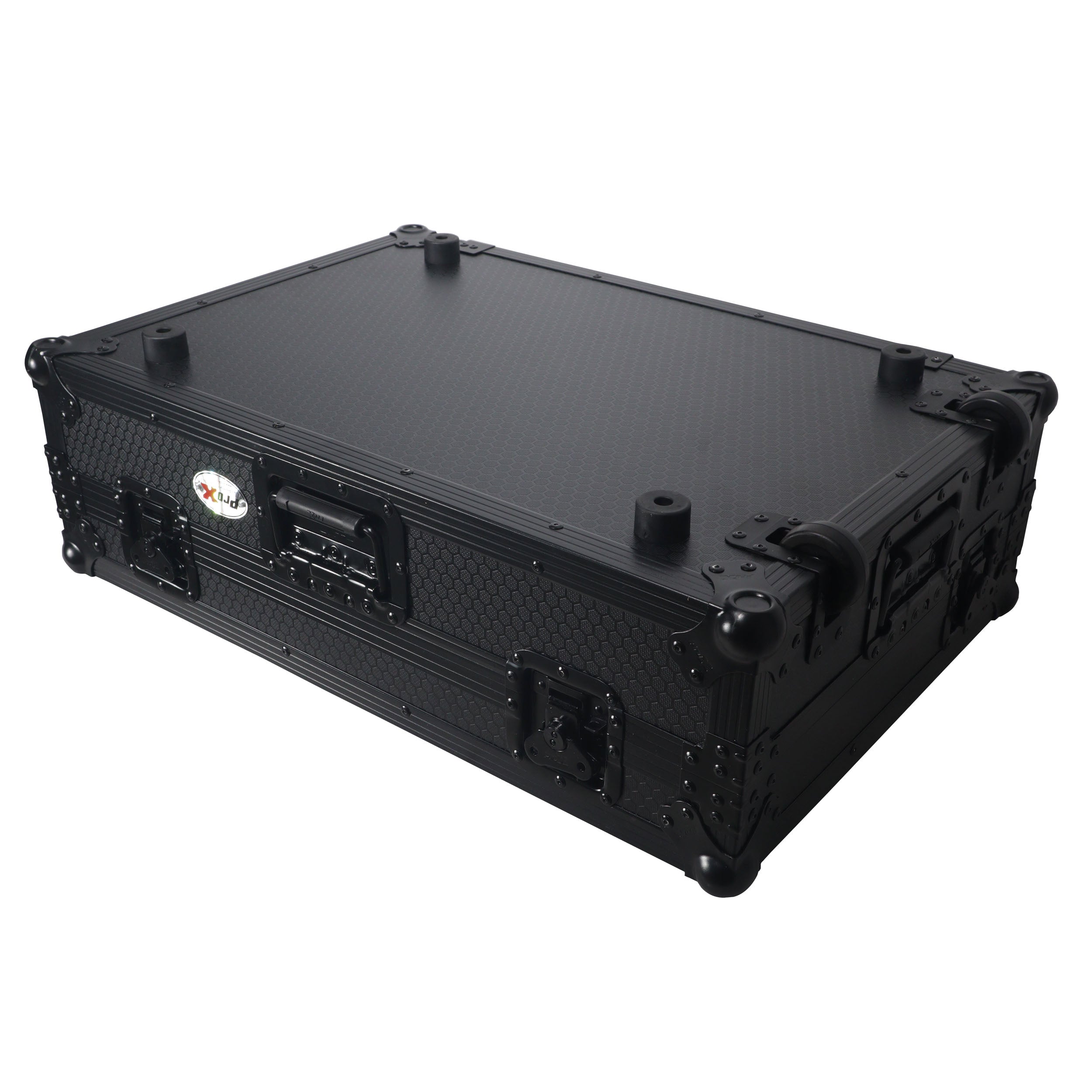 ProX XS-RANEONE-WBL Rane ONE Flight Case w/ Wheels & 1U Rack Black/Black