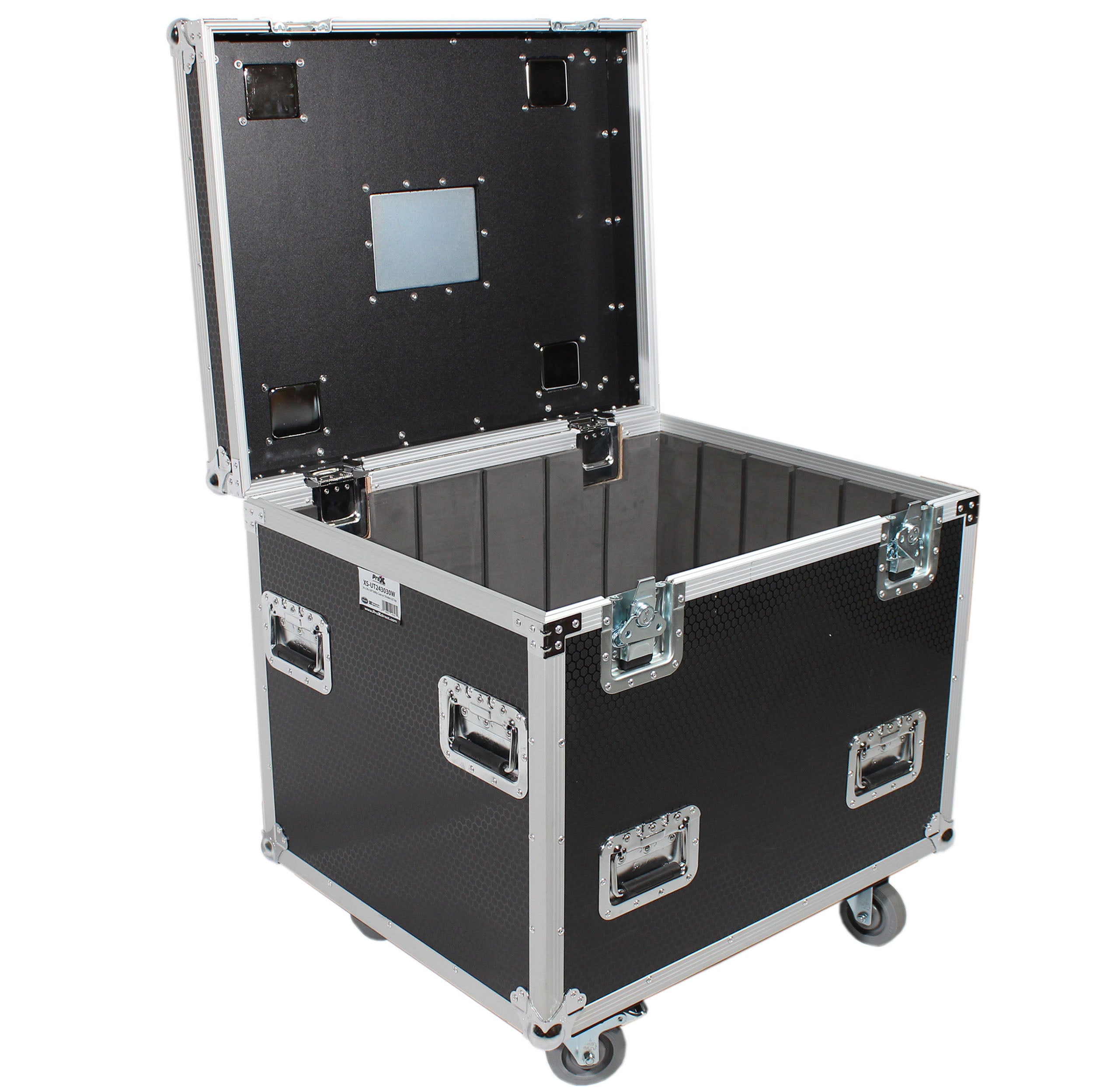ProX XS-UTL243030W ATA Utility Flight Storage Case with Dividers Tray and 4 in Casters