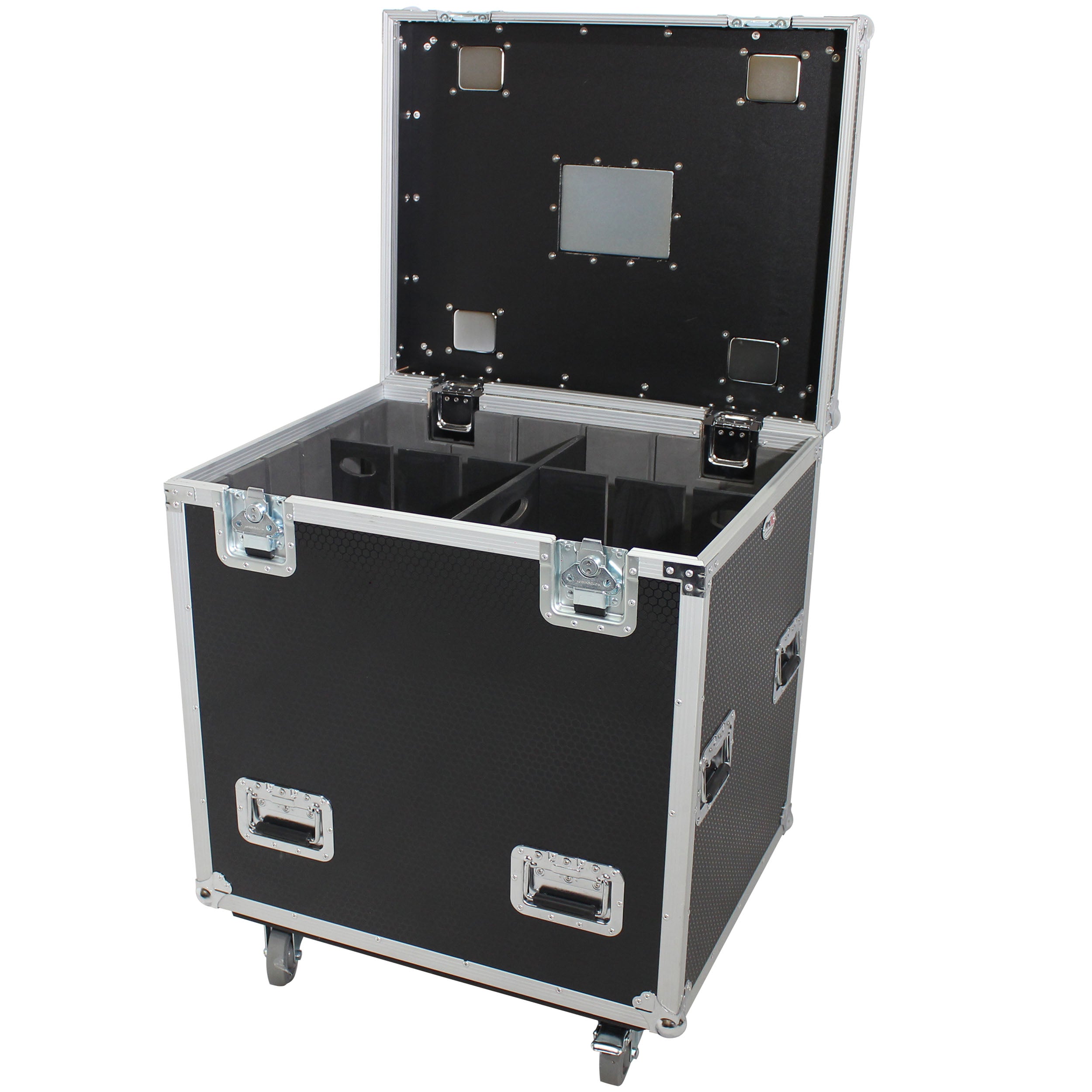 ProX XS-UTL243036W Flight Storage Case with Dividers Tray and 4 in Casters
