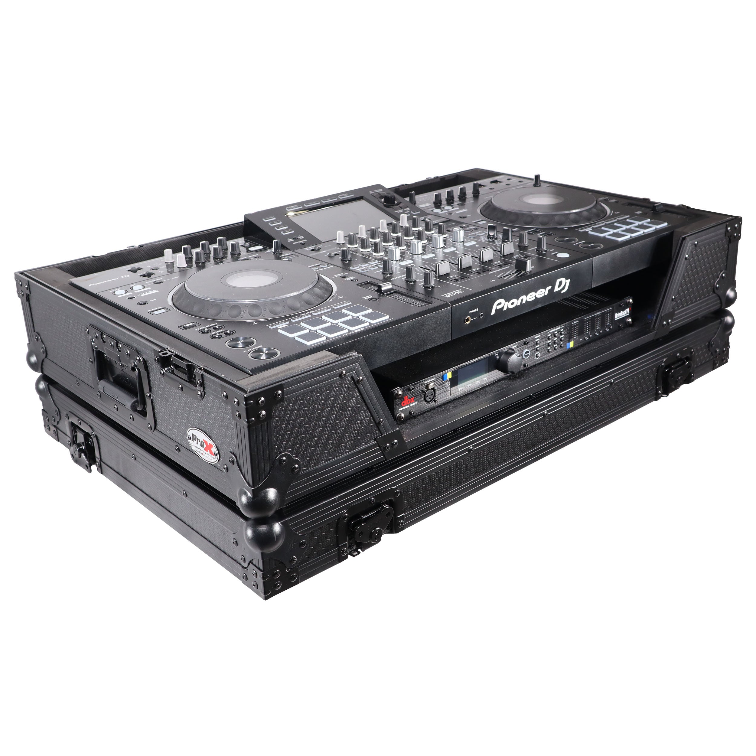 ProX XS-XDJXZWBL Flight Case for Pioneer DJ XDJ-XZ with 1U Rack