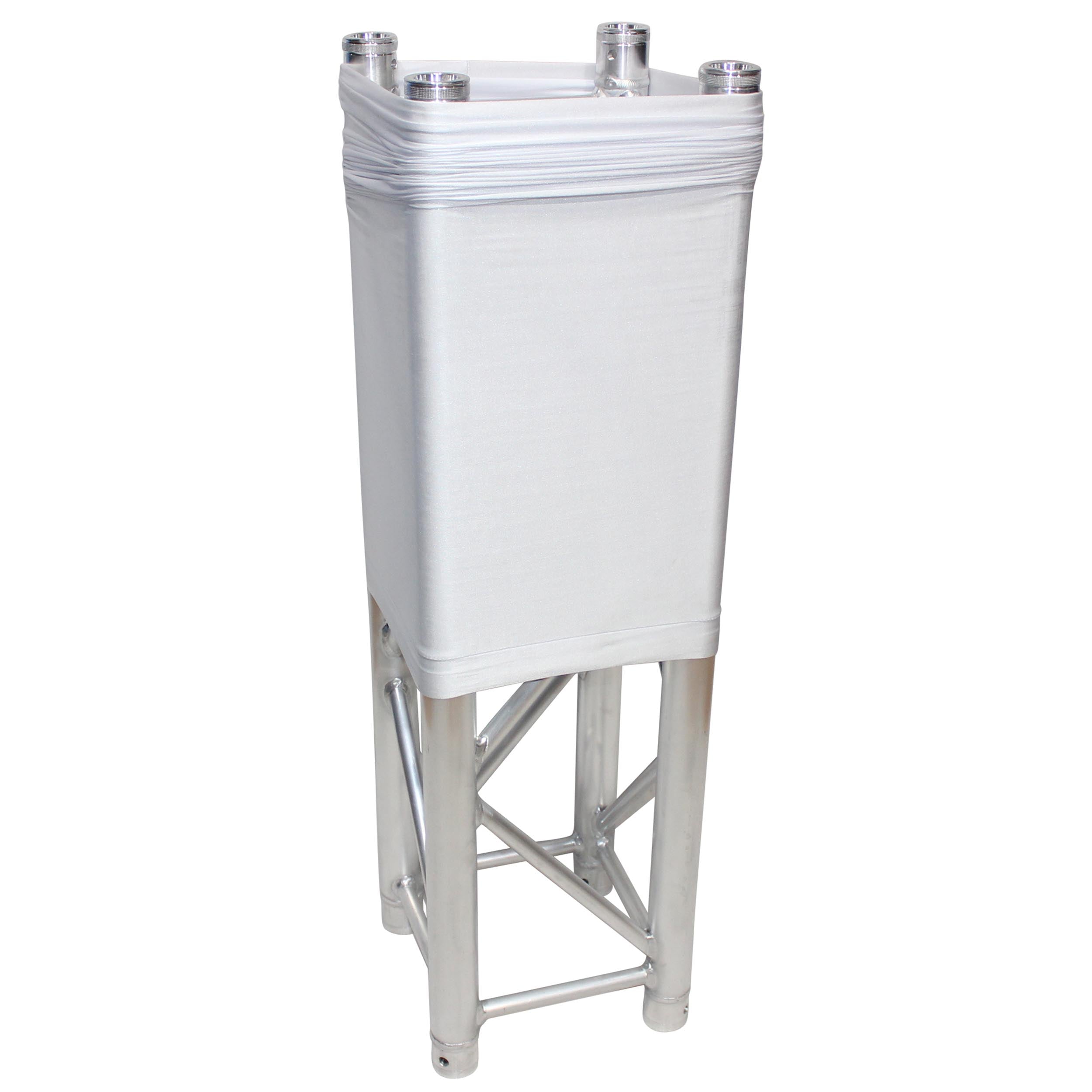 ProX XTC-SQ328TS-W 1M (3.28 ft) Lyra Scrim Cover for Box Truss (White)