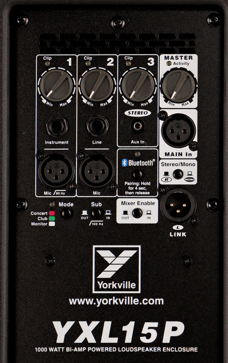 Yorkville YXL15P YXL 15” Powered Loudspeaker