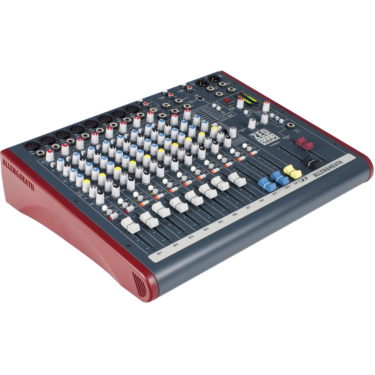 Allen & Heath ZED60-14FX Live and Studio Mixer w/ Digital FX and USB Port