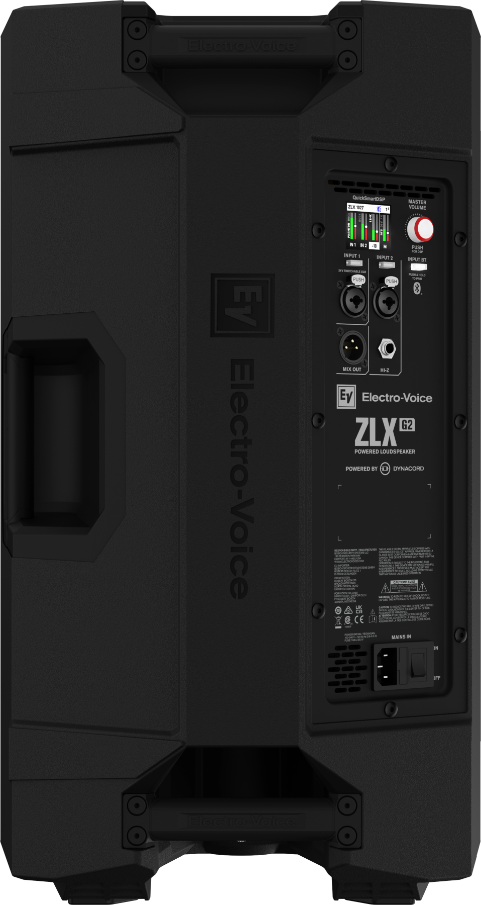 Electro-Voice ZLX-12P-G2 12 2-Way 1000W Powered Loudspeaker with Bluetooth (Black)