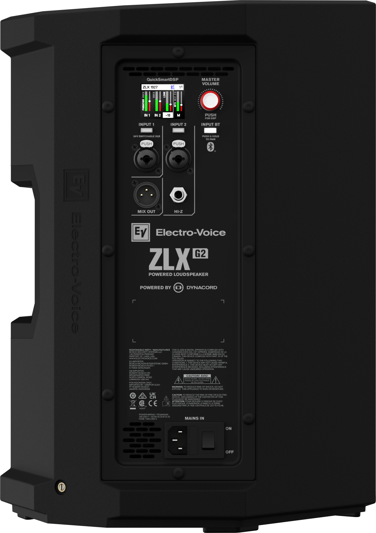 Electro-Voice ZLX-8P-G2 8 2-Way 1000W Powered Loudspeaker with Bluetooth (Black)