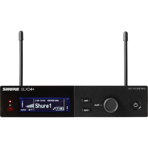Shure SLXD14+-G57 Digital 1-Channel Wireless Microphone System (G57: 470-608 MHz )