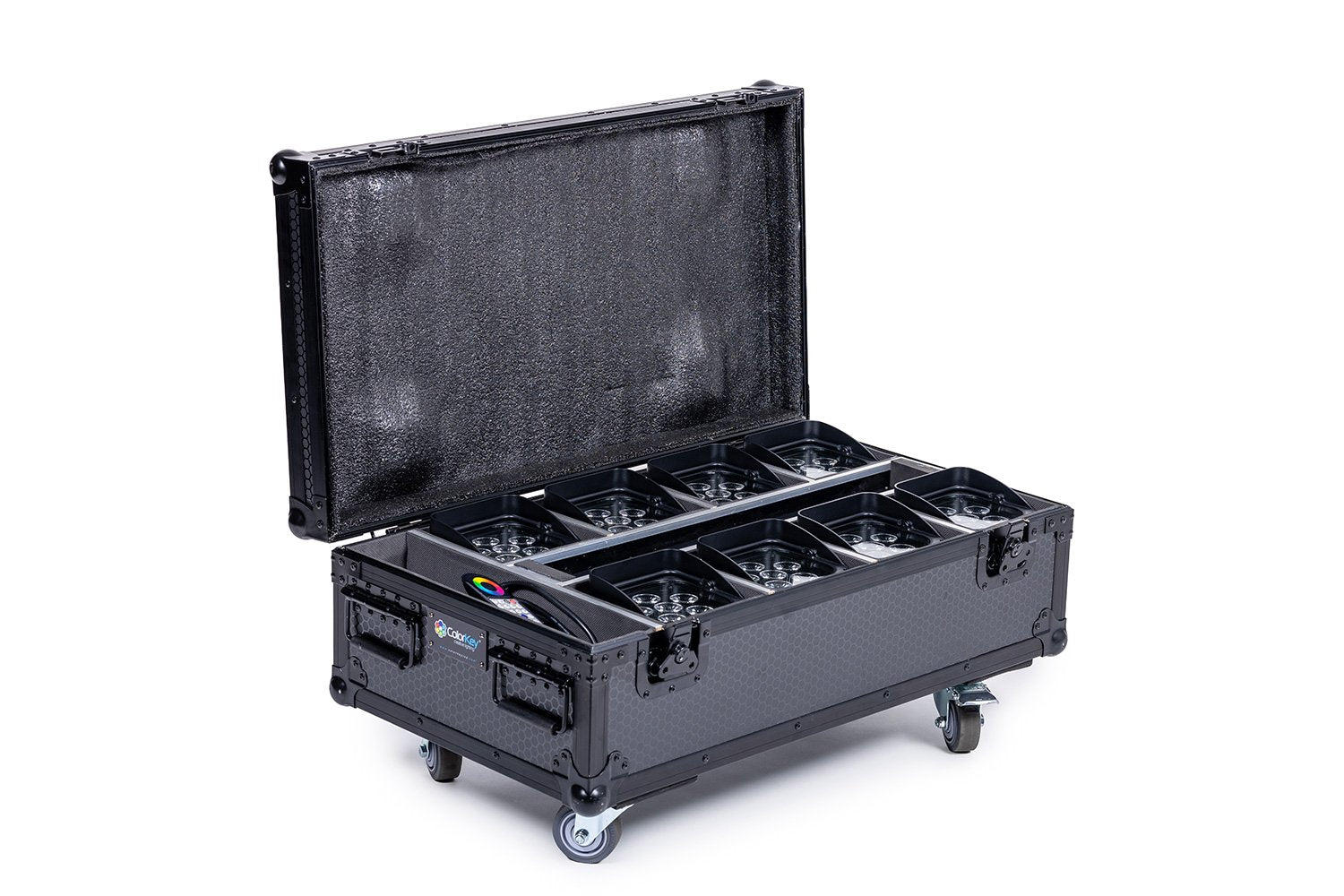 ColorKey CKU-6238-KIT MobilePar Pro Hex 6 (8-Pack w/ Charging Road Case)