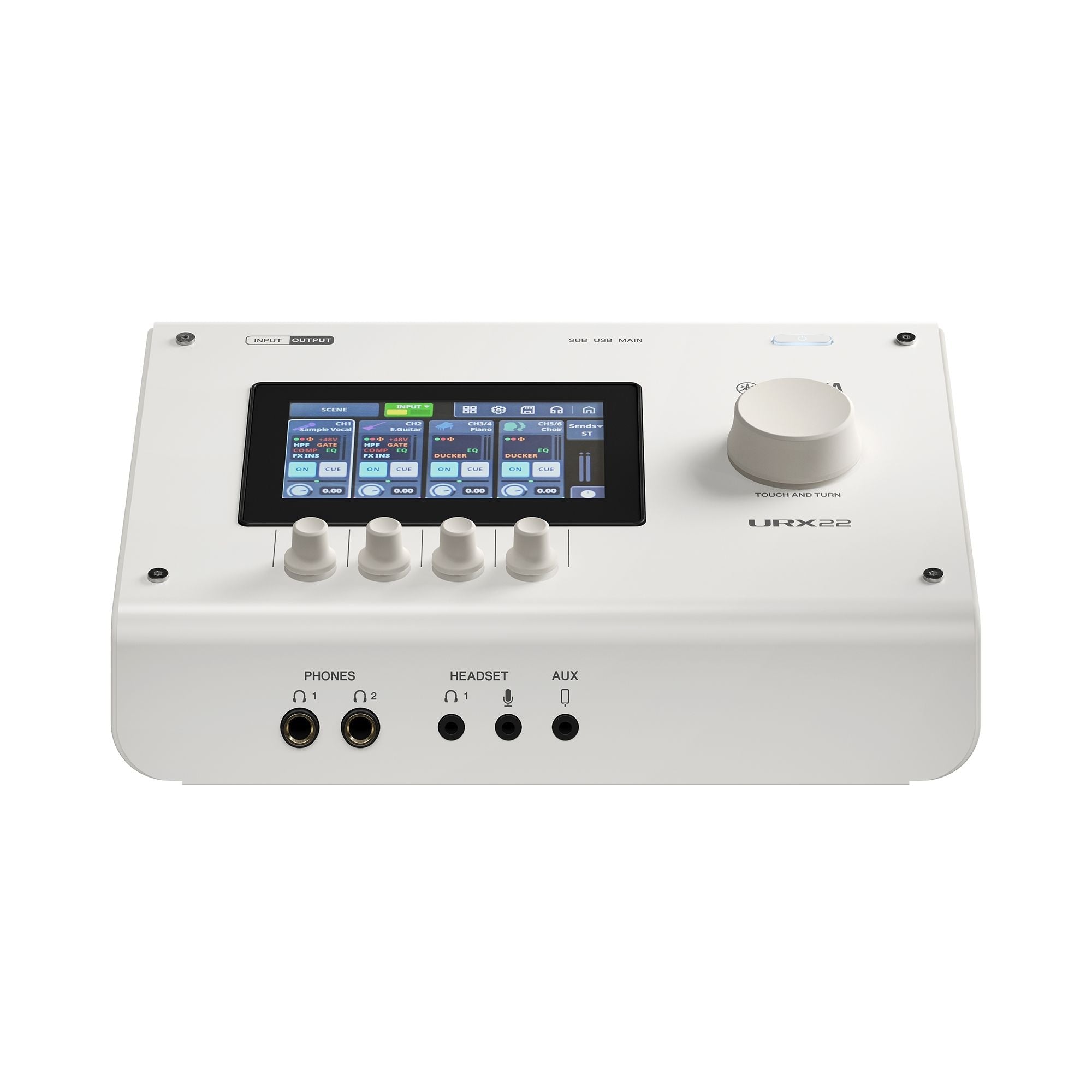 Yamaha URX22-W 4x2 USB-C Audio Interface - White