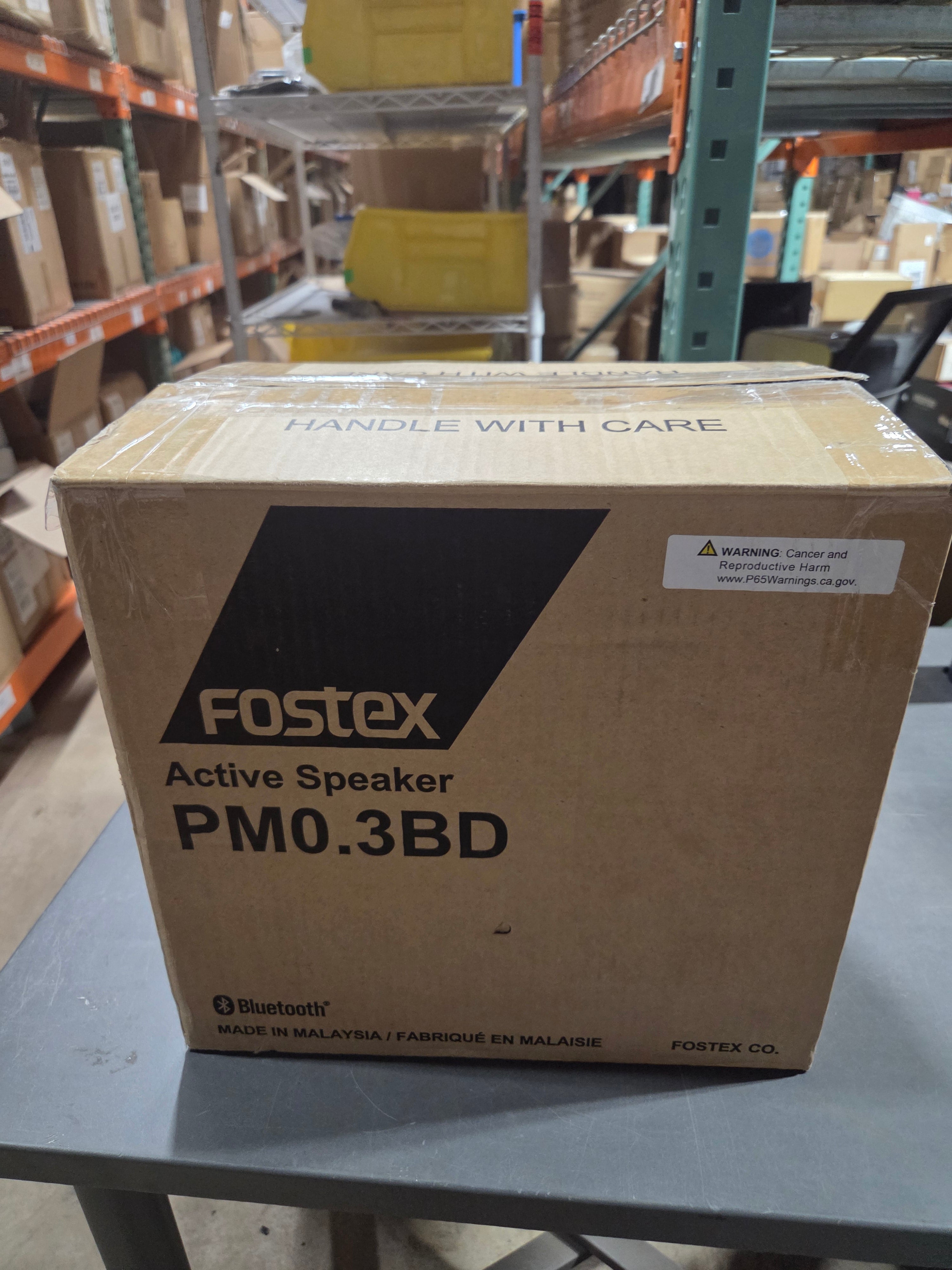 Fostex AMS-PM0-3BD Active Speaker with Bluetooth and USB-DAC - Pair (B-Stock)