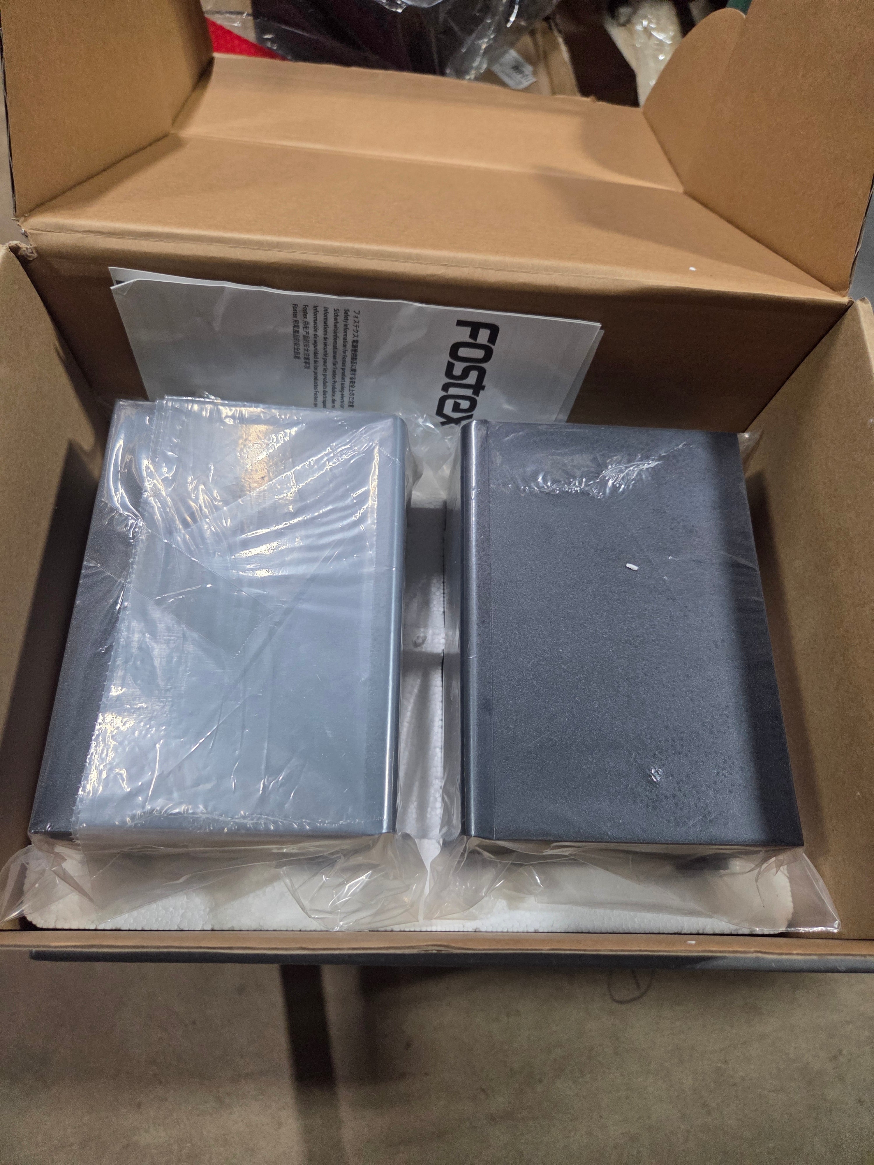Fostex AMS-PM03H-B 2-Way 30W Personal Active Speaker System - Black (B-Stock)