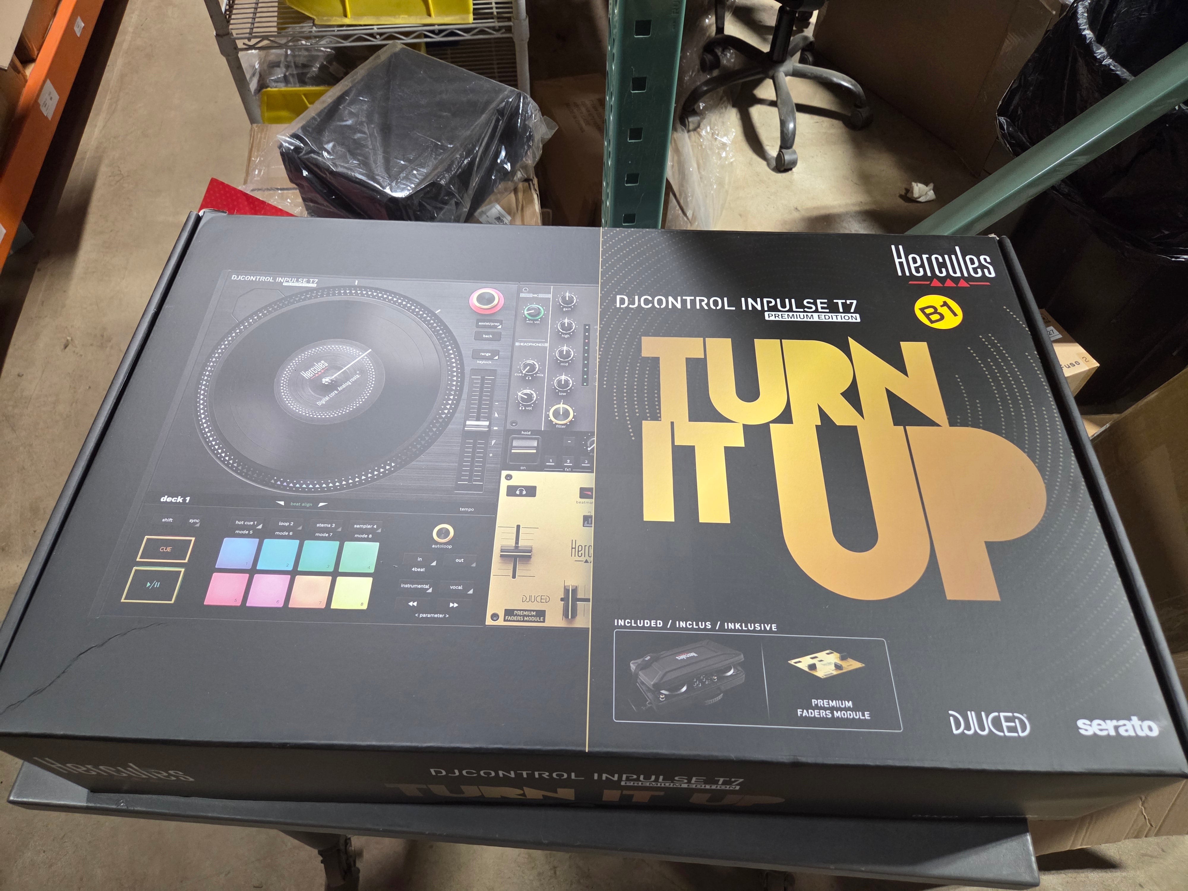 Hercules DJ DJControl Inpulse T7 2-deck Motorized DJ Controller - Premium Edition (B-Stock)