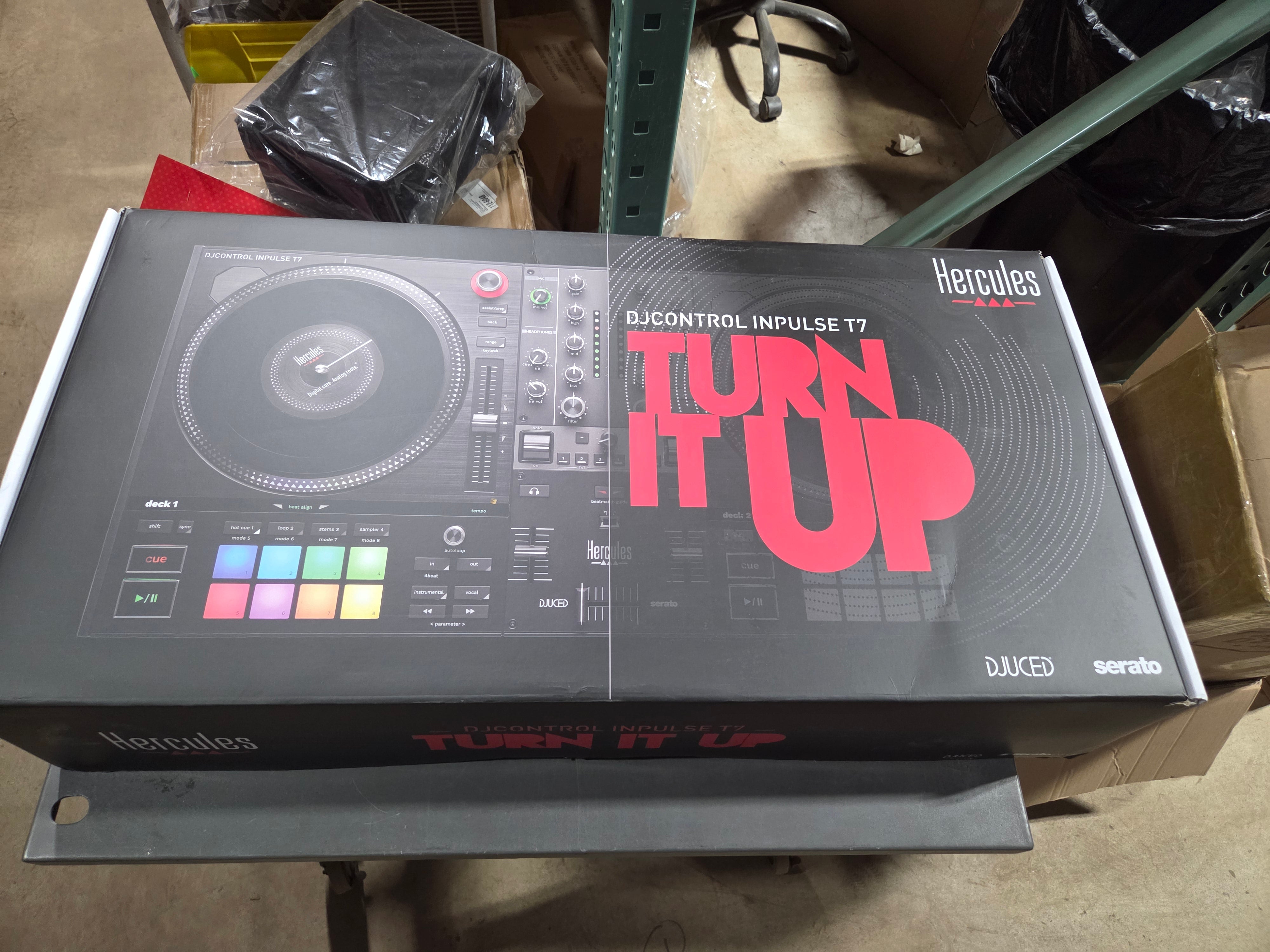 Hercules DJ Control Inpulse T7 2-Channel Motorized DJ Controller (B-Stock)