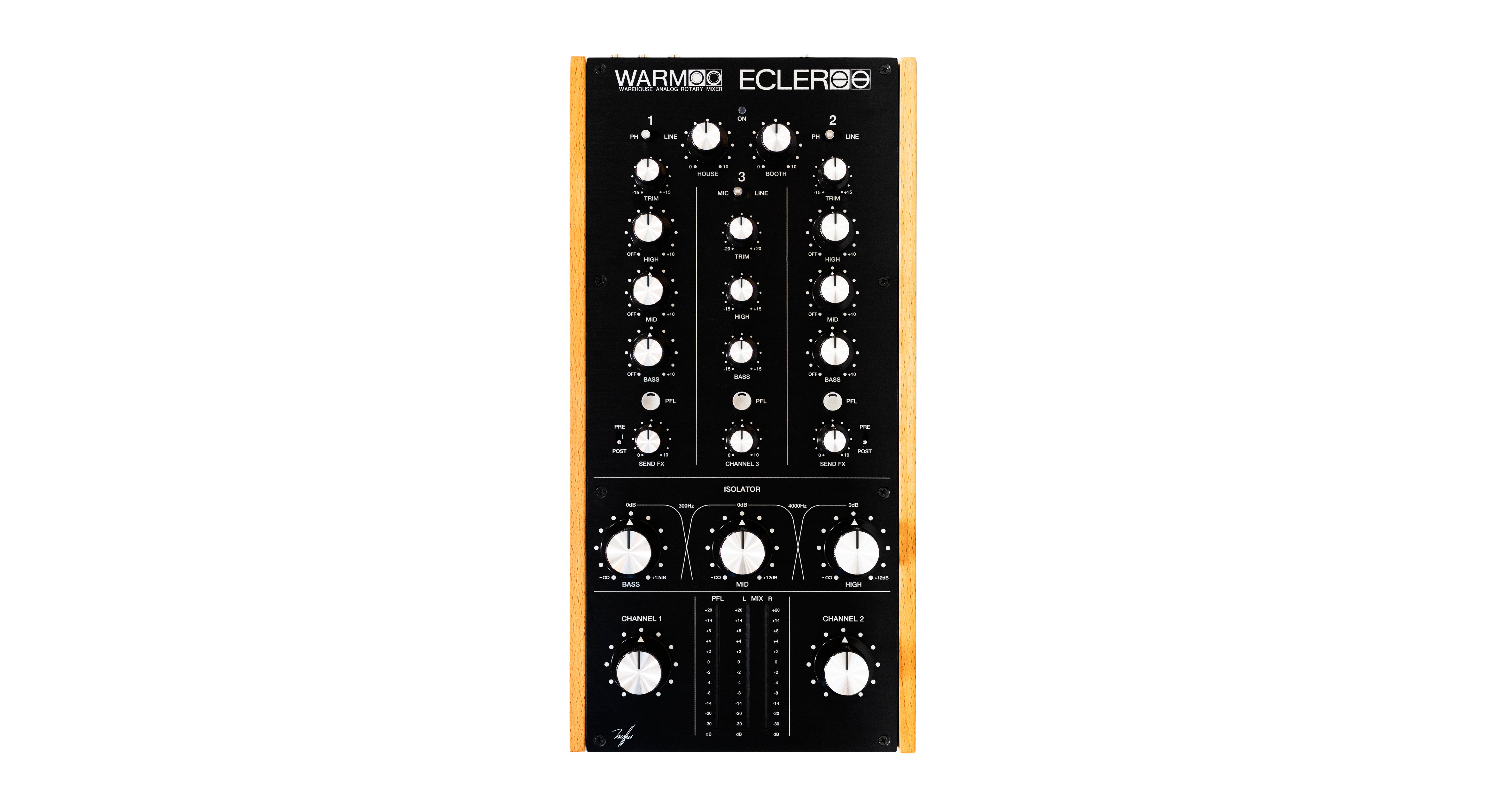 Ecler DJ AMS-WARM-2 Analogue Rotary Mixer Unit (B-Stock)