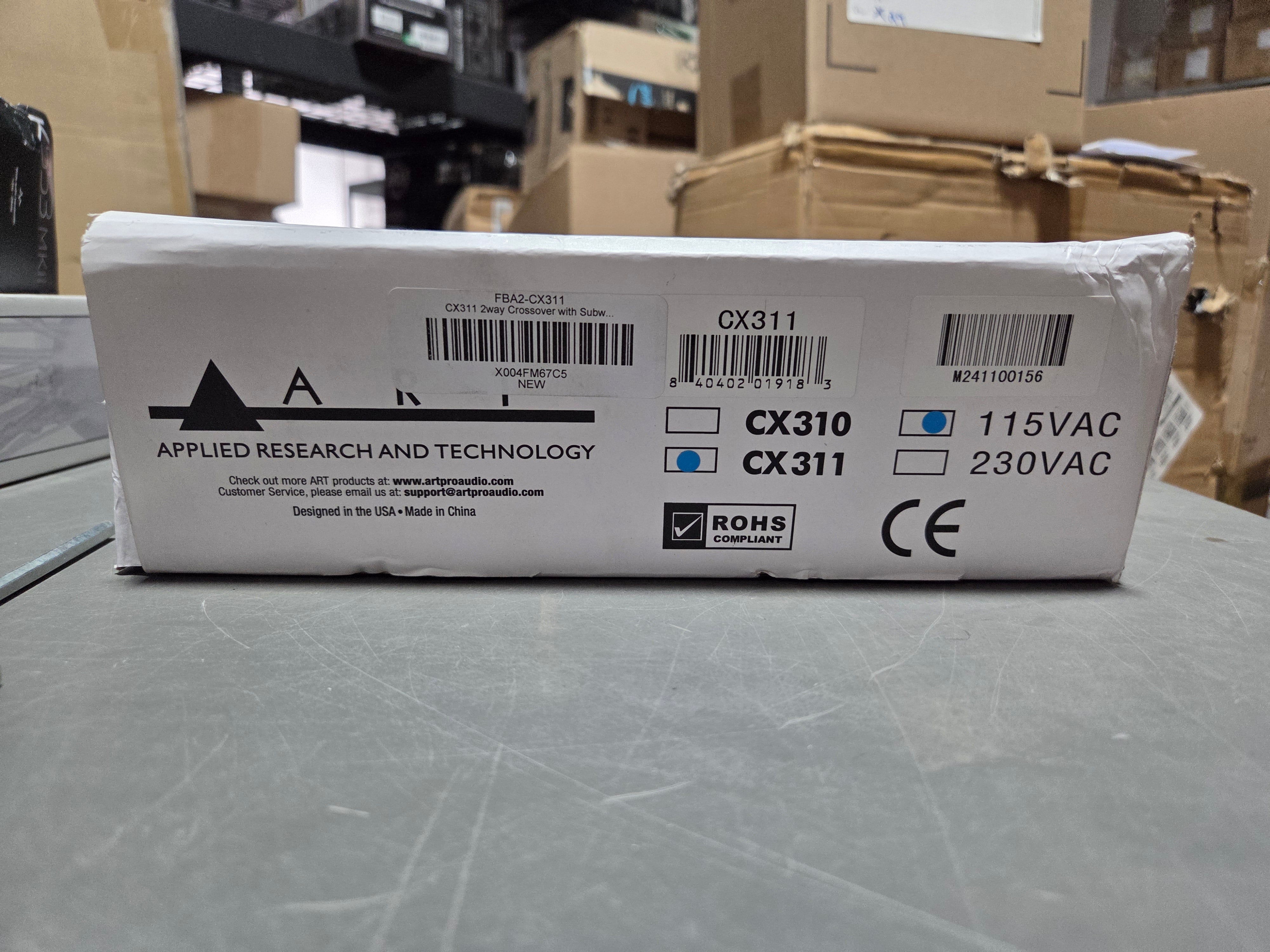 ART CX311 2way Crossover with Subwoofer Out - Used