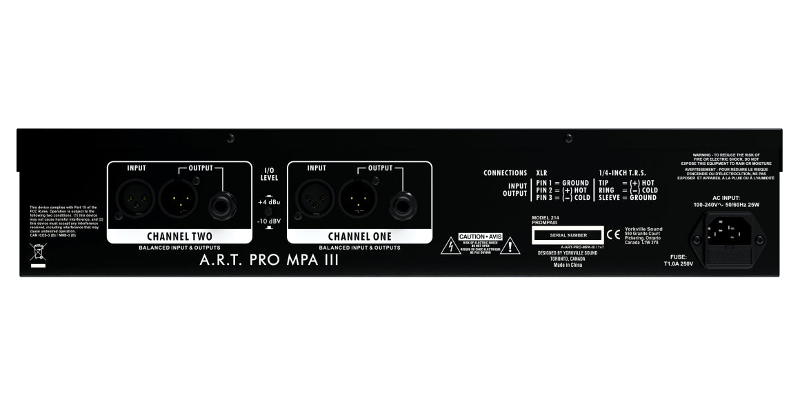 ART PROMPAIII Multivoice Tube Preamplifier