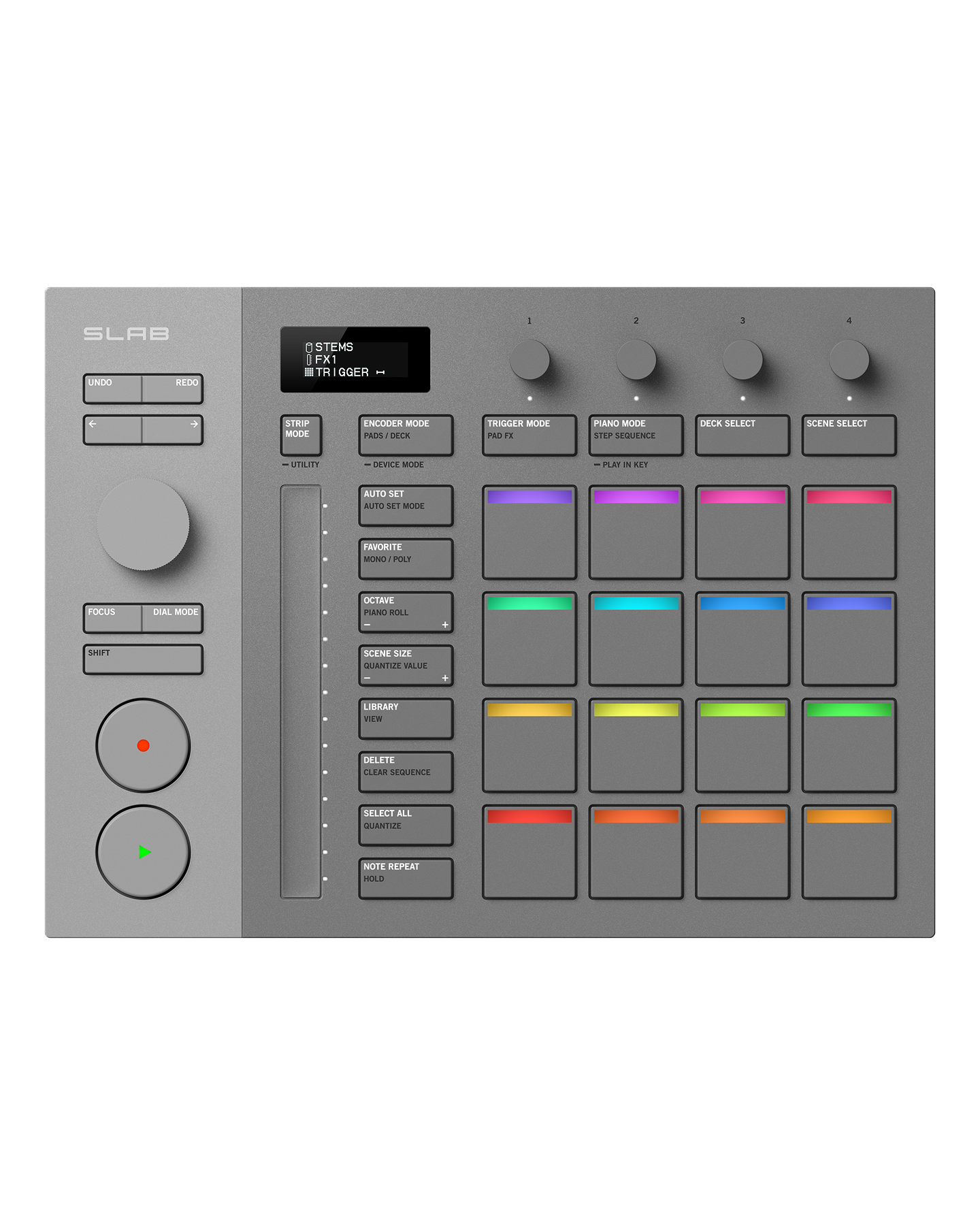 AlphaTheta SLAB Music Production Controller Optimized for Serato Studio
