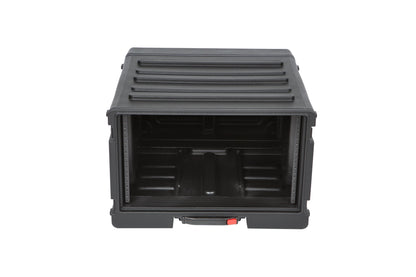 SKB 1SKB-R6UW 6U Space Rack Stacks with Roto Racks, Wheels, and Handle