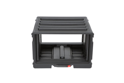 SKB 1SKB-R6UW 6U Space Rack Stacks with Roto Racks, Wheels, and Handle