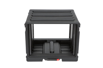 SKB 1SKB-R8UW 8U Space Rack Stacks with Roto Racks, Wheels, and Handle