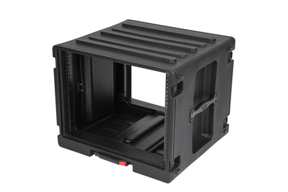 SKB 1SKB-R8UW 8U Space Rack Stacks with Roto Racks, Wheels, and Handle
