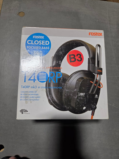 Fostex T40RP MK3 Professional Studio Closed Back Headphones- B Stock