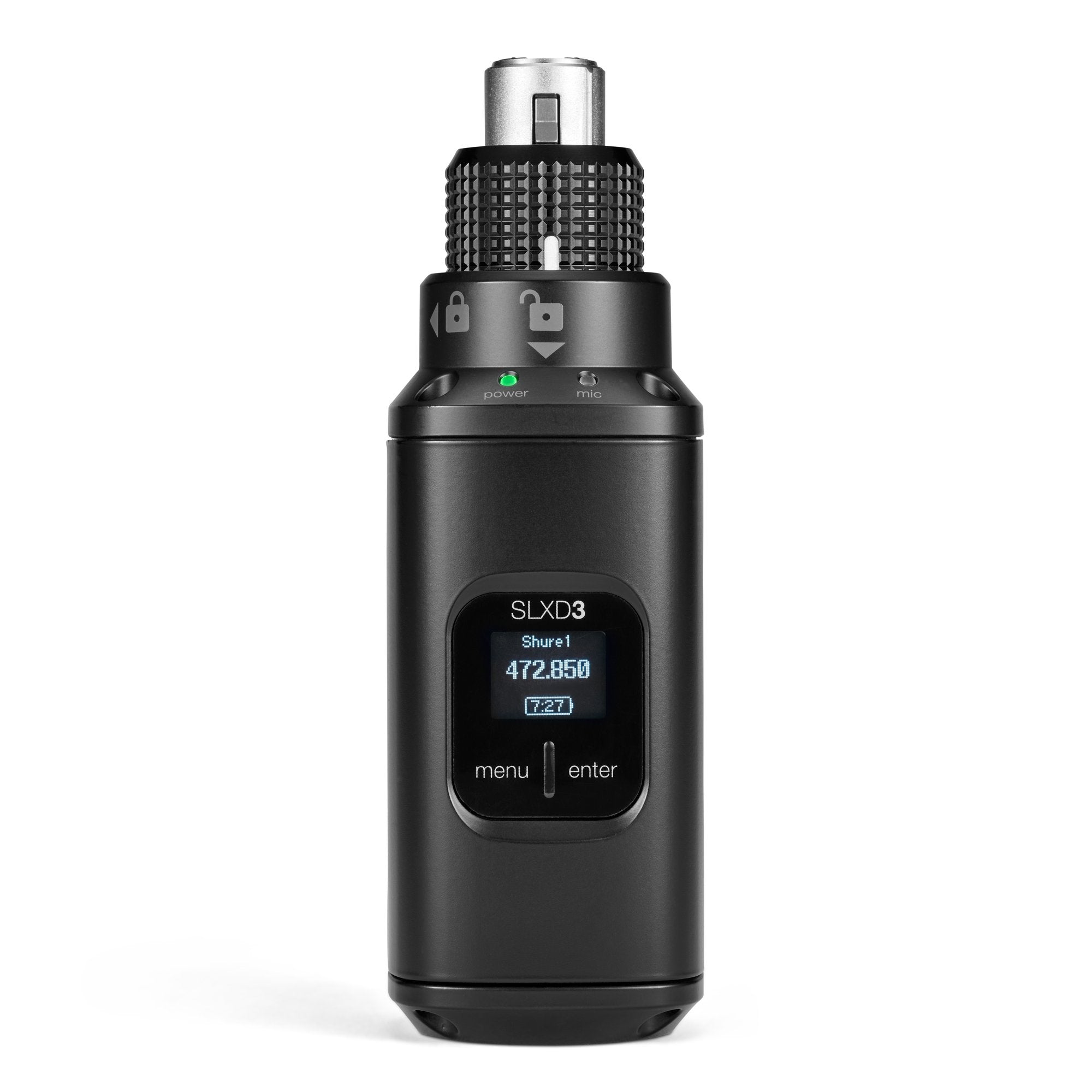Shure SLXD3 Plug-On Digital Wireless Transmitter (J52 Frequency Band 558 - 616 MHZ)