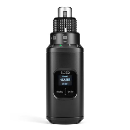 Shure SLXD3 Plug-On Digital Wireless Transmitter (J52 Frequency Band 558 - 616 MHZ)