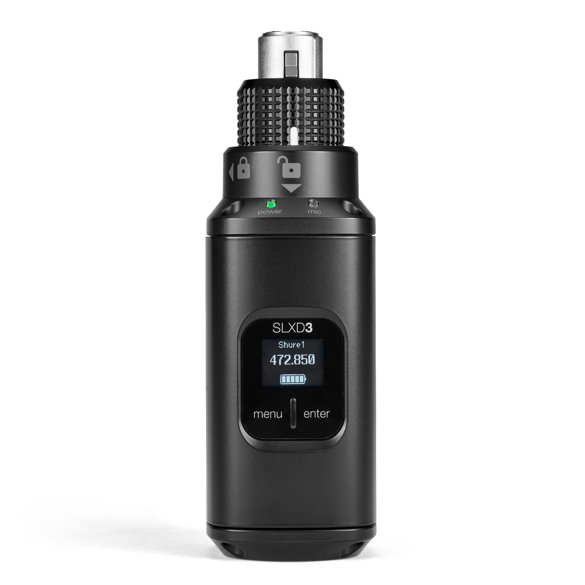 Shure SLXD3 Plug-On Digital Wireless Transmitter (J52 Frequency Band 558 - 616 MHZ)
