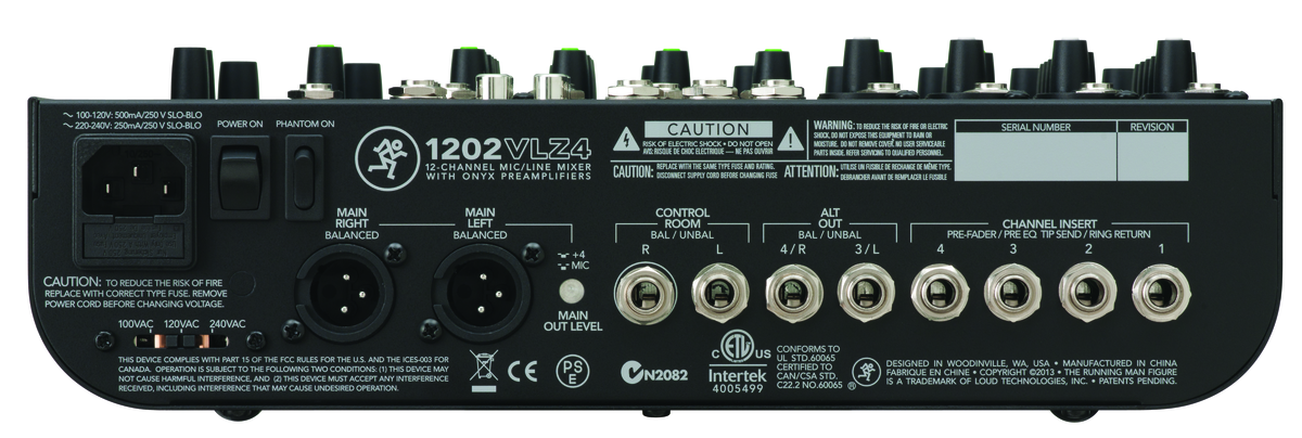 Mackie 1202VLZ4 12-Channel Compact Analog Mixer