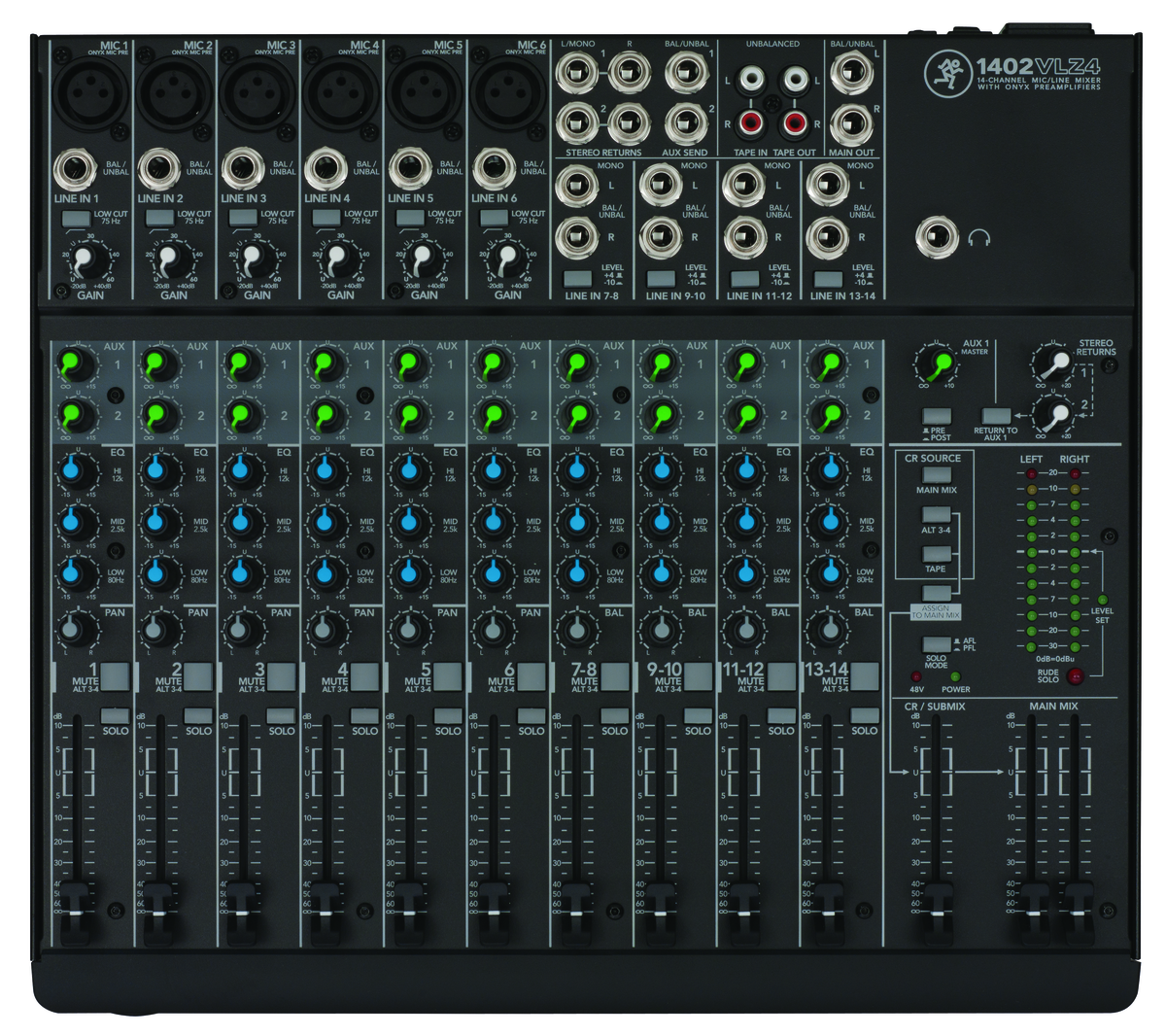 Mackie 1402VLZ4 14-Channel Compact Mixer