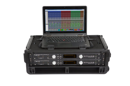 SKB 1SKB-ISF2U Injection Molded 2U Studio Flyer Rack Case