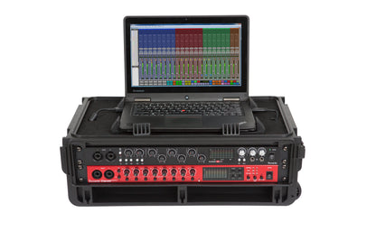 SKB 1SKB-ISF2U Injection Molded 2U Studio Flyer Rack Case