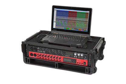 SKB 1SKB-ISF2U Injection Molded 2U Studio Flyer Rack Case