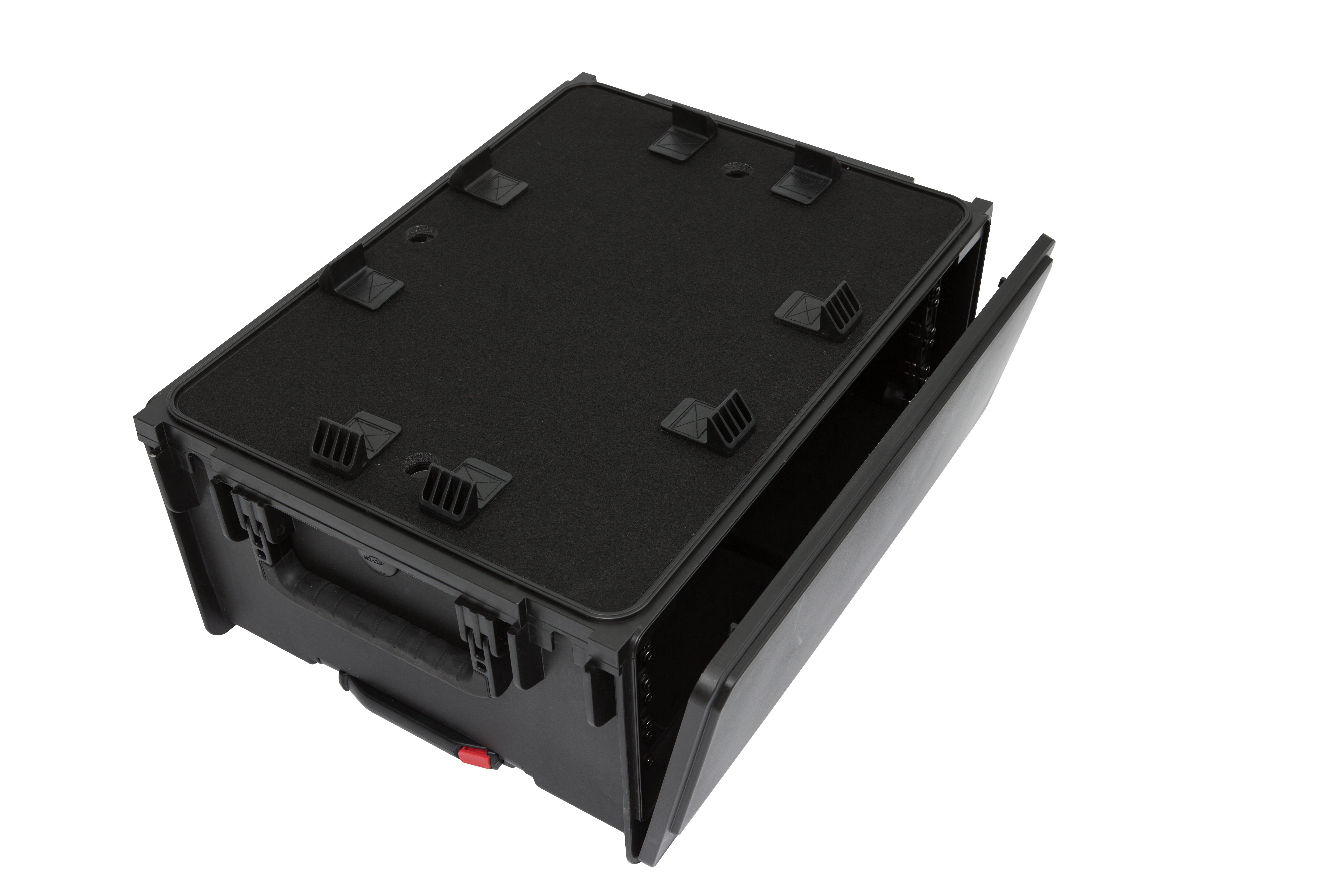 SKB 1SKB-ISF4U Injection-Molded 4-RU Studio Flyer Rack Case