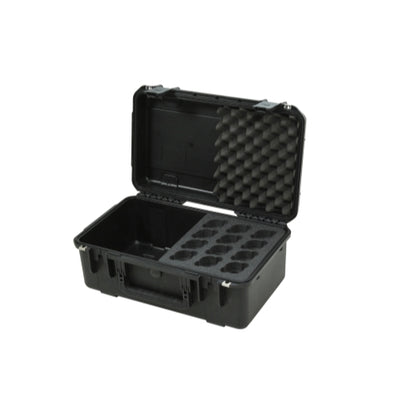 SKB 3I-2011-MC12 iSeries Case with Foam for 12 Mics with Storage Compartment
