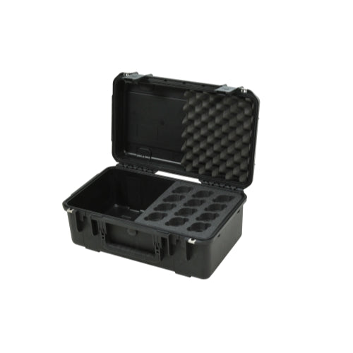 SKB 3I-2011-MC12 iSeries Case with Foam for 12 Mics with Storage Compartment