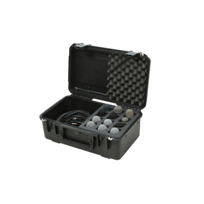 SKB 3I-2011-MC12 iSeries Case with Foam for 12 Mics with Storage Compartment
