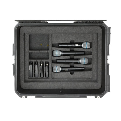 SKB 3i-221710WMC iSeries Case for 4 Wireless with 2U Fly Rack with Wheels